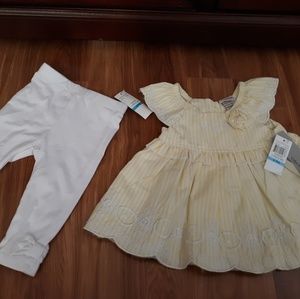 Calvin Klein baby girl spring outfit 6-9 months